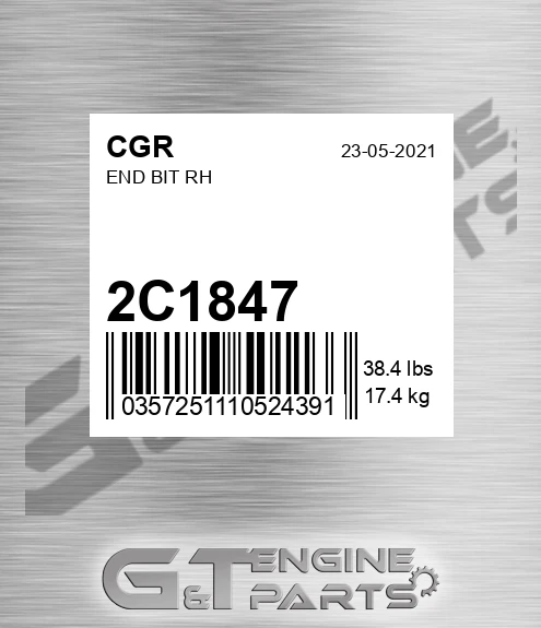 2C1847 CGR End Bit Rh