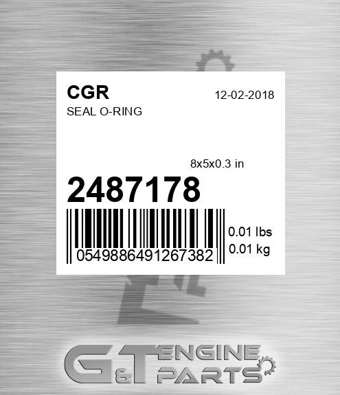 2487178 Seal O-ring