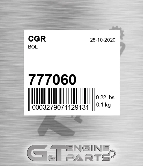 777060 Bolt