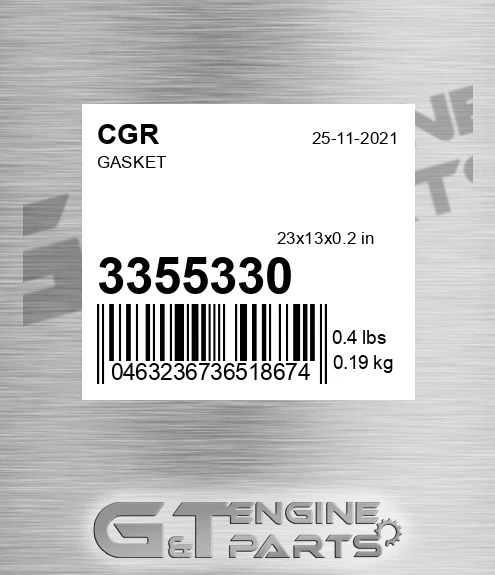 3355330 CGR Gasket
