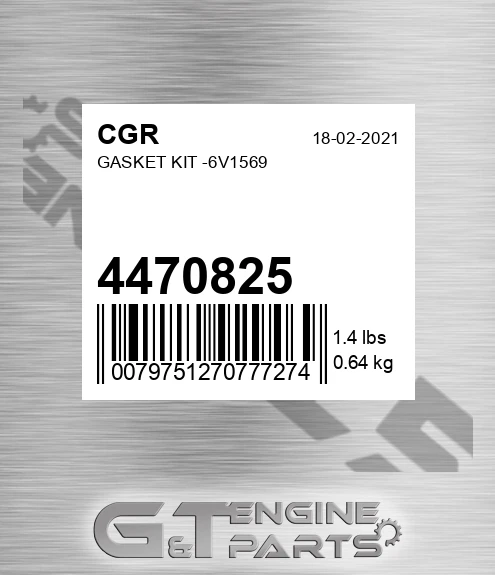 4470825 CGR Gasket Kit -6v1569