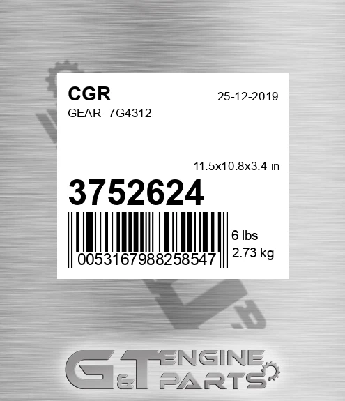 3752624 Gear -7g4312