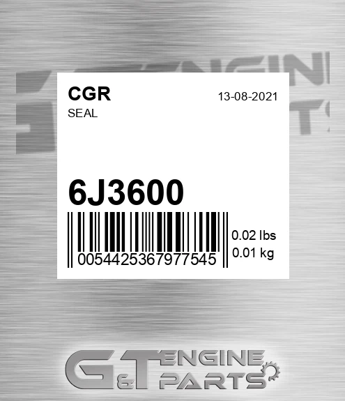 6J3600 CGR Seal