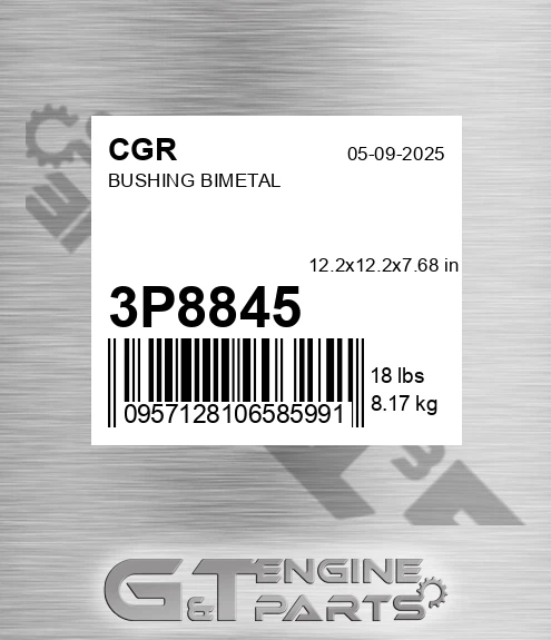 3P8845 Bushing Bimetal