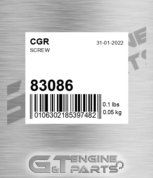 83086 CGR Screw