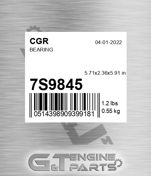 7S9845 Bearing