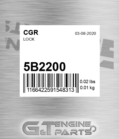 5B2200 Lock