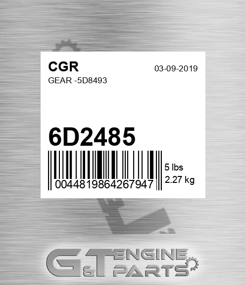 6D2485 Gear -5d8493