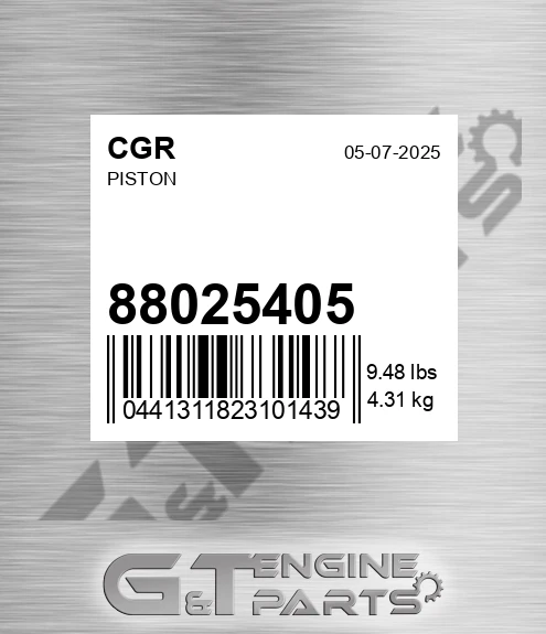 88025405 CGR Piston
