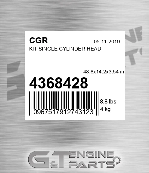 4368428 Kit Single Cylinder Head
