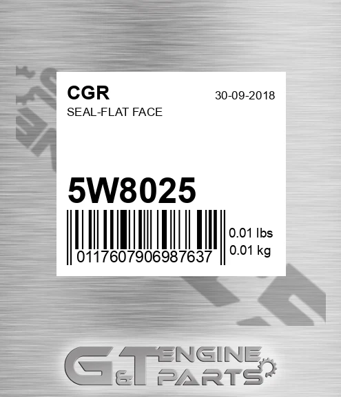 5W8025 CGR Seal-flat Face