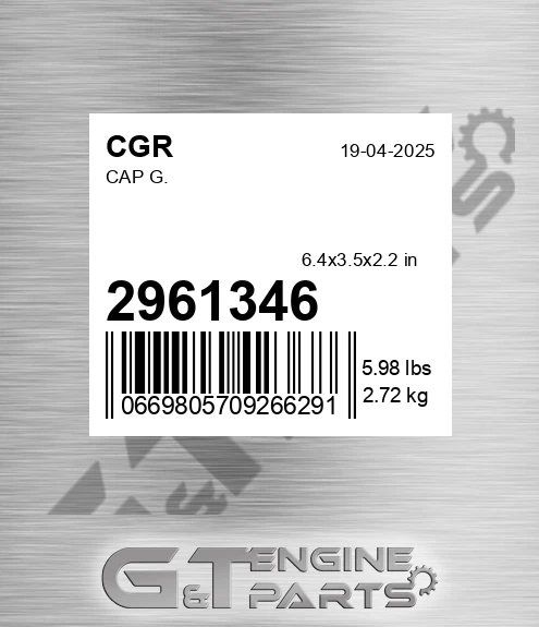 2961346 Cap G.