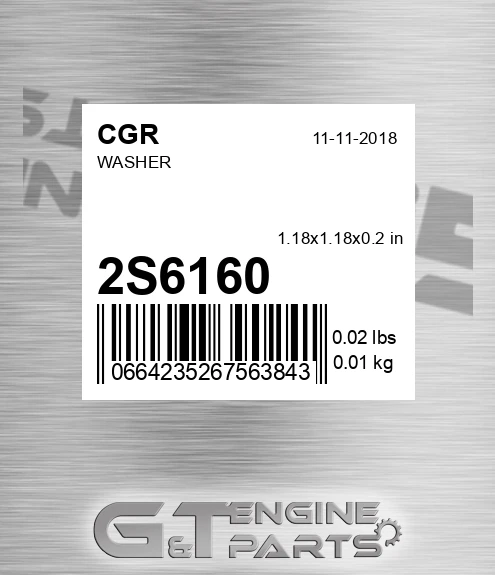 2S6160 CGR Washer