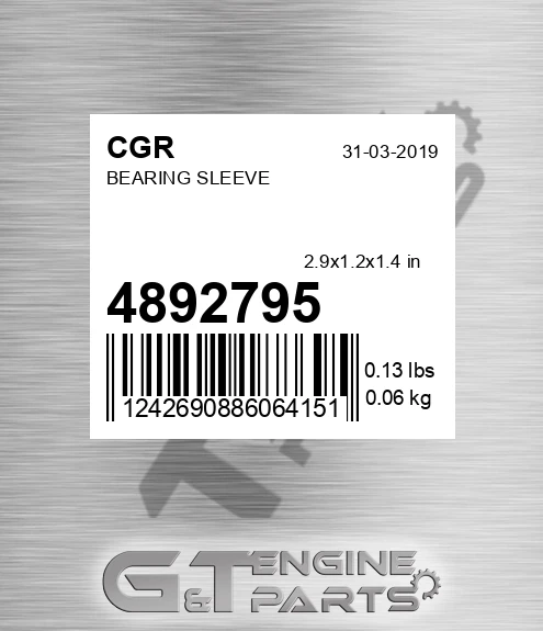 4892795 Bearing Sleeve