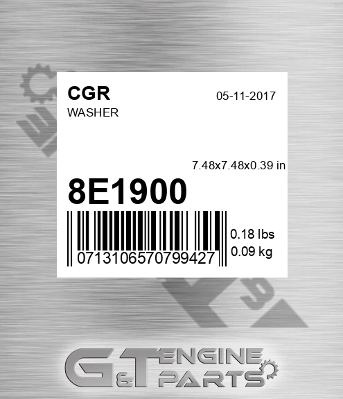 8E1900 Washer