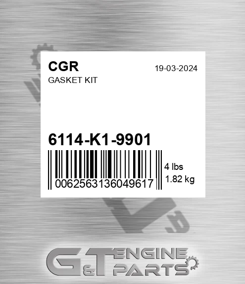 6114-K1-9901 Gasket Kit