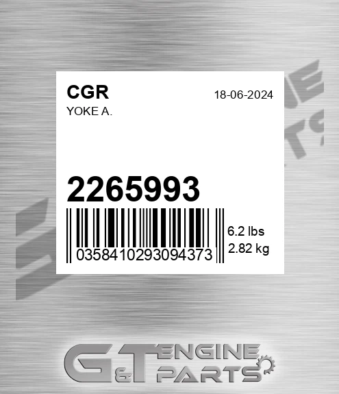 2265993 Yoke A.