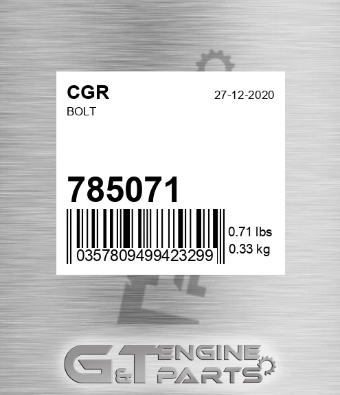 785071 Bolt