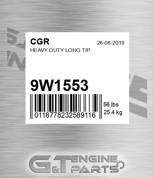 9W1553 Heavy Duty Long Tip