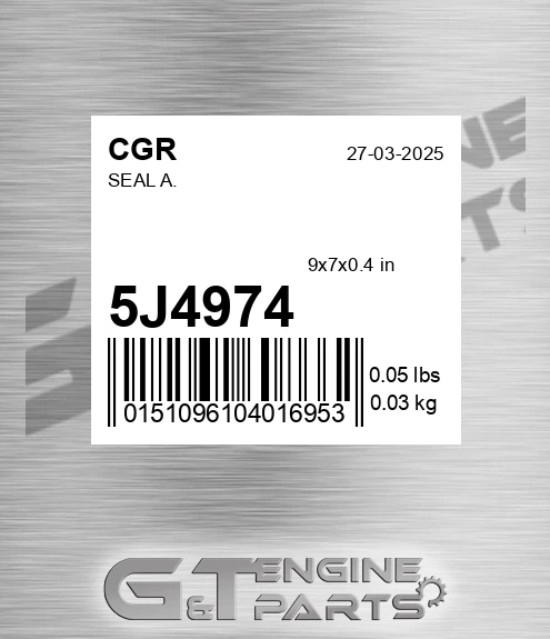 5J4974 CGR Seal A.