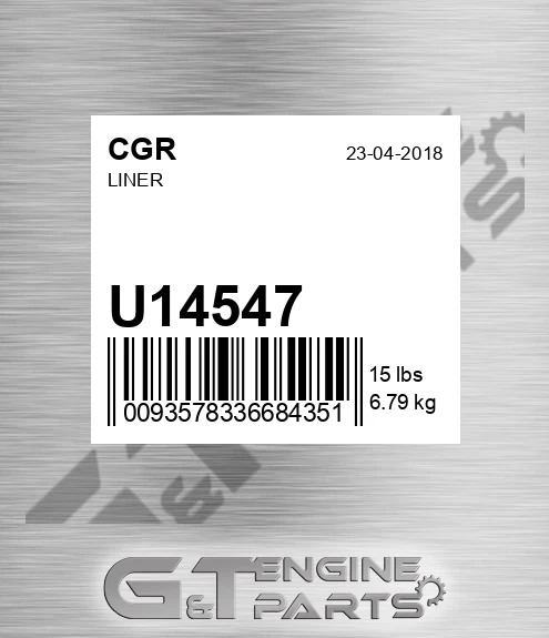 U14547 Liner