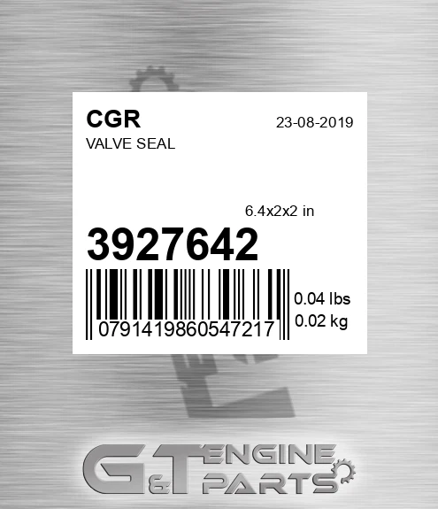 3927642 Valve Seal