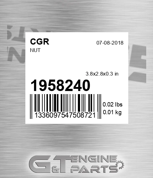 1958240 Nut for CGR