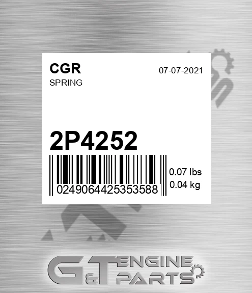 2P4252 Spring