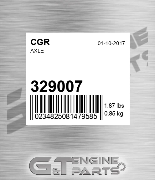 329007 CGR Axle