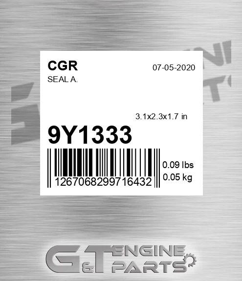 9Y1333 Seal A. for CGR