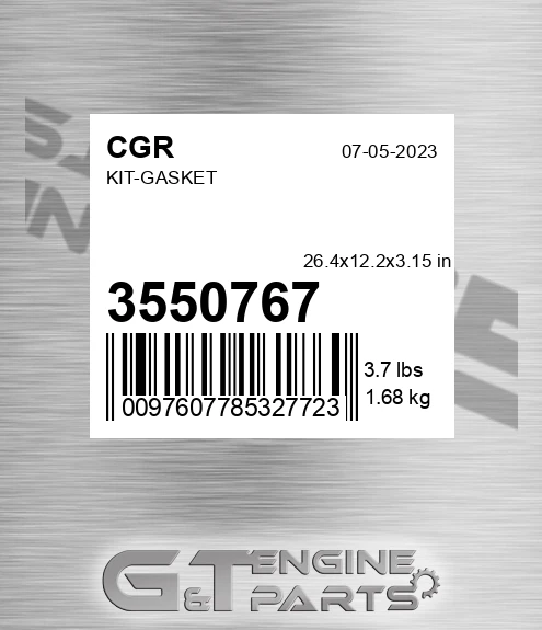 3550767 CGR Kit-gasket