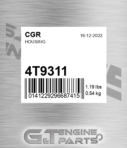 4T9311 Housing