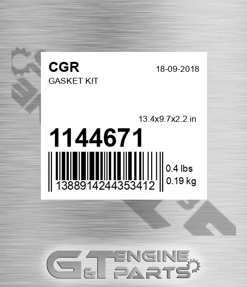 1144671 CGR Gasket Kit