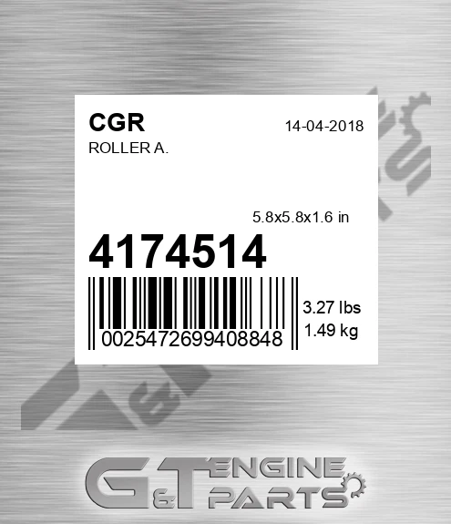 4174514 Roller A.