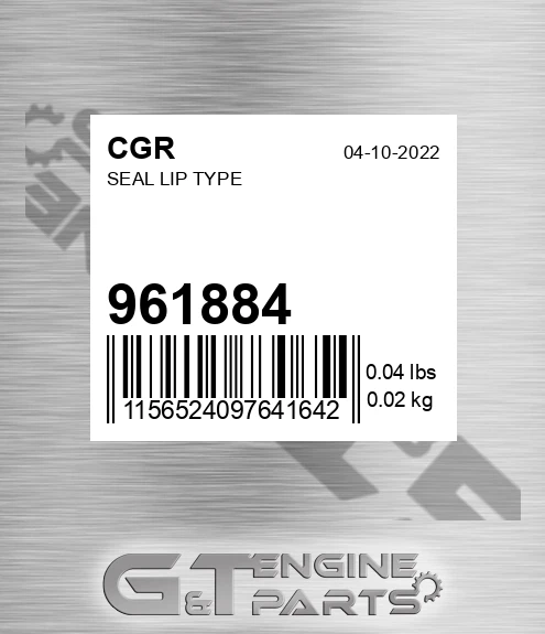 961884 Seal Lip Type