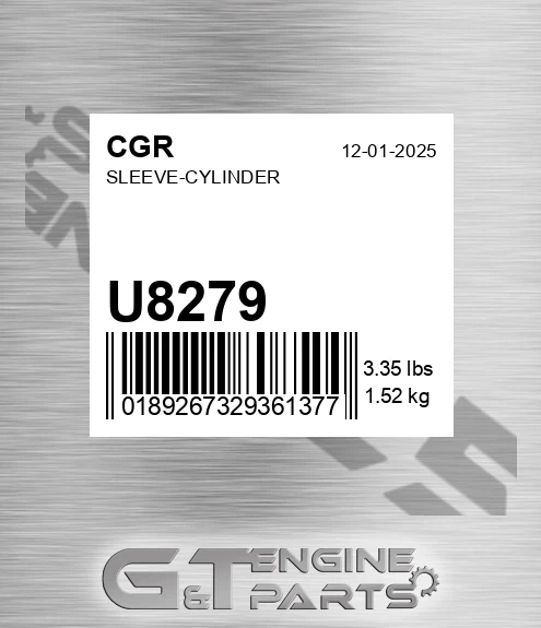 U8279 CGR Sleeve-cylinder