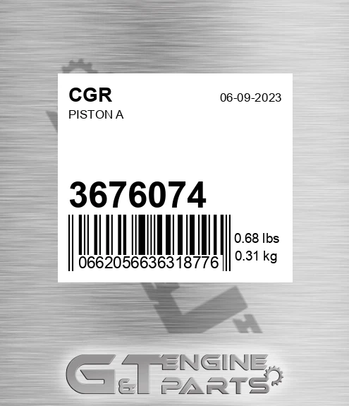 3676074 Piston A