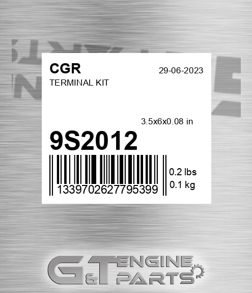 9S2012 CGR Terminal Kit
