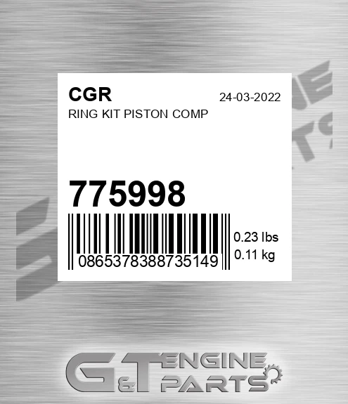 775998 Ring Kit Piston Comp