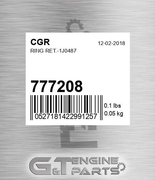777208 Ring Ret.-1j0487
