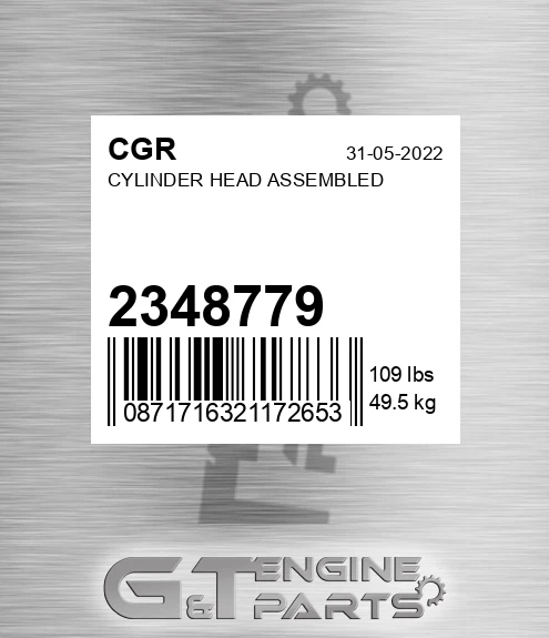 2348779 Cylinder Head Assembled