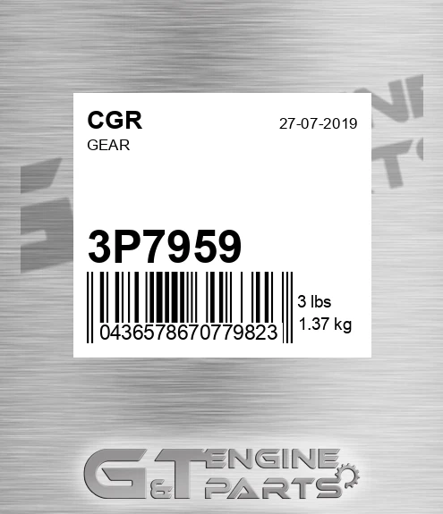 3P7959 CGR Gear