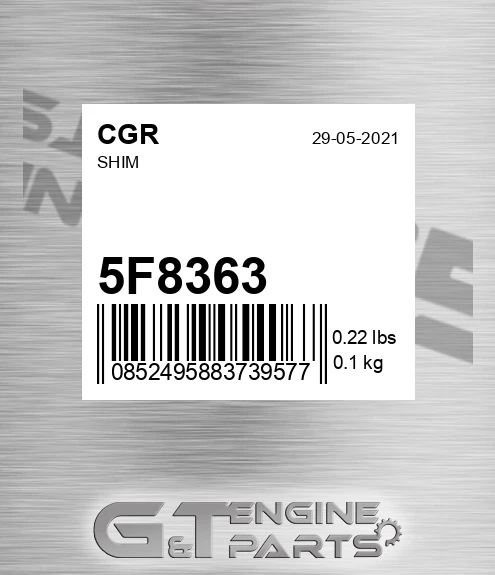 5F8363 Shim