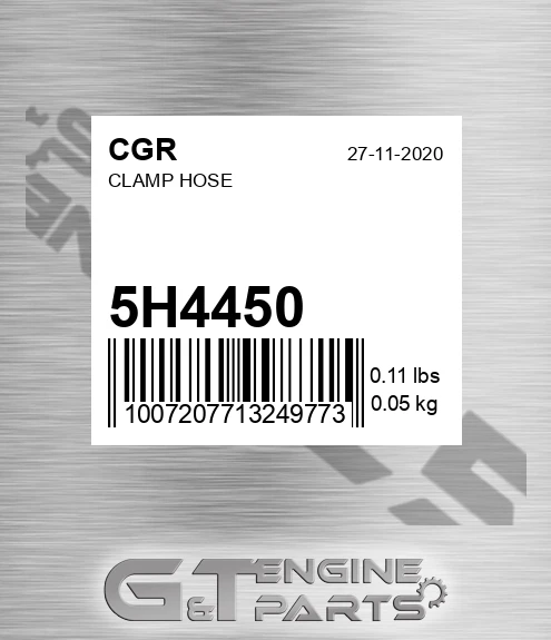 5H4450 CGR Clamp Hose