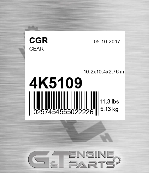 4K5109 CGR Gear