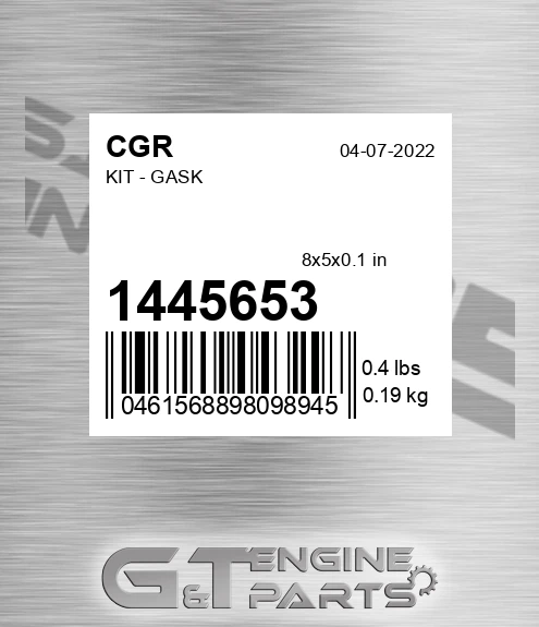 1445653 Kit - Gask