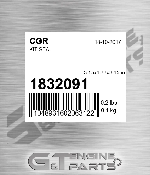 1832091 CGR Kit-seal
