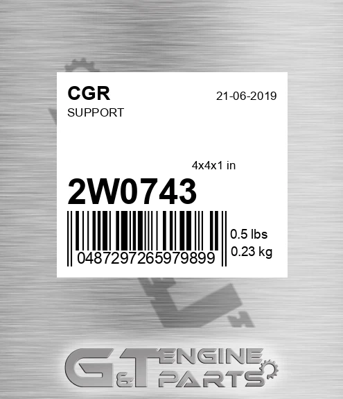 2W0743 Support