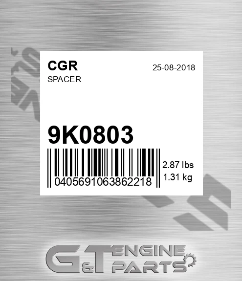 9K0803 Spacer