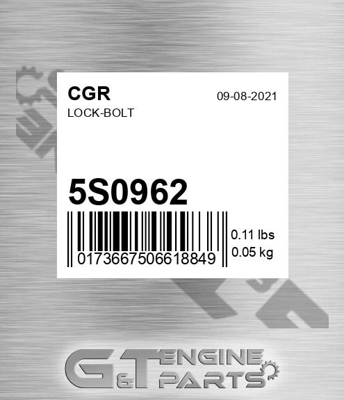 5S0962 Lock-bolt